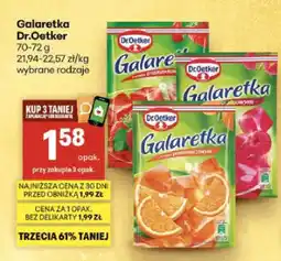 Delikatesy Centrum Galaretka o smaku truskawkowym Dr. Oetker oferta