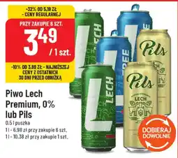 Polomarket Piwo Lech Premium, 0% lub Pils oferta