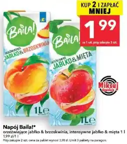 Lewiatan Napój Baila! orzeźwiające jabłko & brzoskwinia, intensywne jabłko & mięta oferta