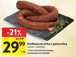 Intermarche Kiełbasa krucha z galaretką MADEJ WRÓBEL oferta