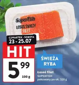 Intermarche Łosoś Świeży Filet SuperFish oferta