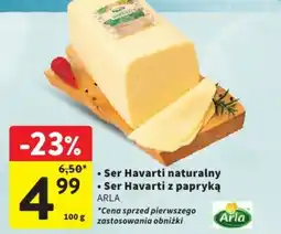 Intermarche Ser Havarti naturalny ARLA oferta