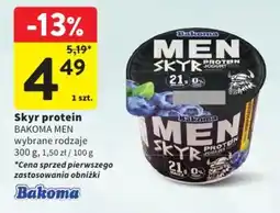 Intermarche Skyr protein BAKOMA MEN oferta