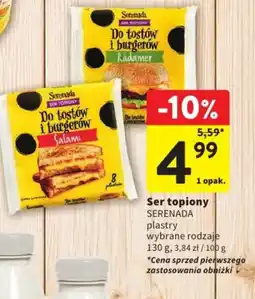 Intermarche Ser topiony SERENADA plastry oferta