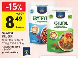 Intermarche Słodzik KRÜGER wybrane rodzaje oferta