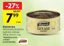Intermarche Konserwa SPICHLERZ RUSIECKI wybrane rodzaje oferta