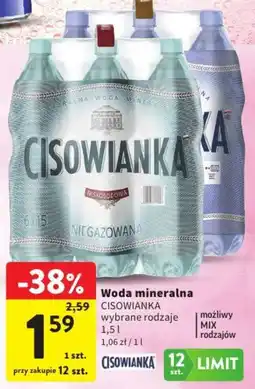Intermarche Woda mineralna CISOWIANKA oferta