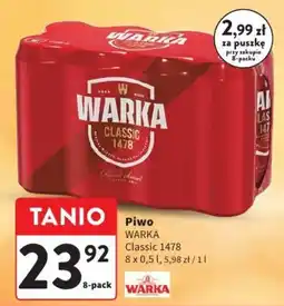 Intermarche Piwo WARKA Classic 1478 oferta