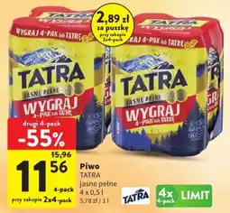 Intermarche Piwo TATRA jasne pełne oferta