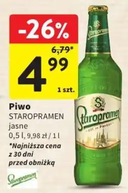 Intermarche Piwo STAROPRAMEN jasne oferta