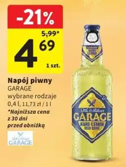 Intermarche Napój piwny GARAGE wybrane rodzaje oferta