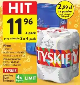 Intermarche Piwo TYSKIE oferta