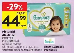 Intermarche Pieluszki dla dzieci PAMPERS PREMIUM CARE oferta
