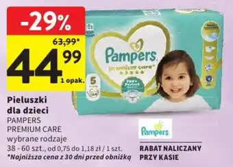 Intermarche Pieluszki dla dzieci PAMPERS PREMIUM CARE oferta