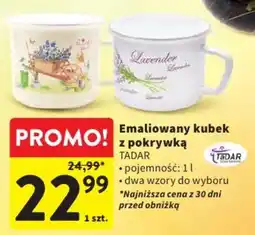 Intermarche Emaliowany kubek z pokrywką TADAR oferta