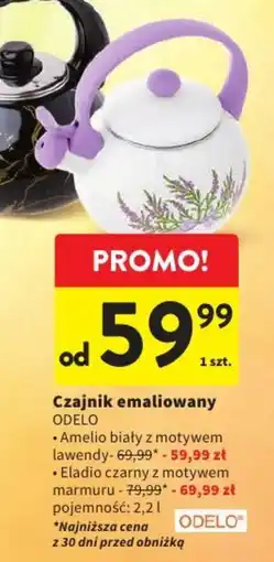 Intermarche Czajnik emaliowany ODELO oferta