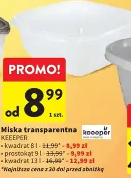 Intermarche Miska transparentna KEEPER oferta