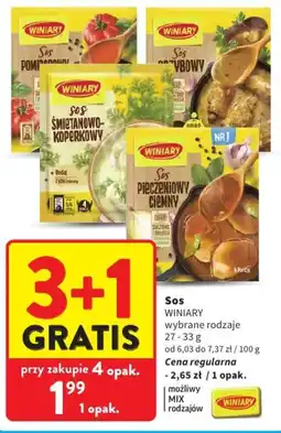 Intermarche Sos WINIARY wybrane rodzaje oferta