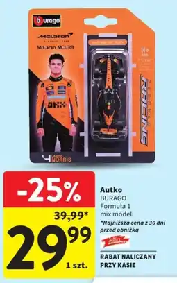 Intermarche Autko BURAGO Formula 1 mix modeli oferta