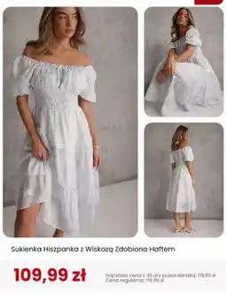 Renee Sukienka hiszpanka z wiskozą zdobiona haftem Renee oferta