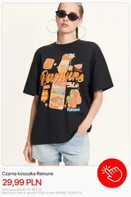 Cropp Koszulka damska czarna Ramune Cropp oferta