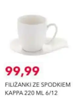 Nela Filiżanki ze spodkiem Kappa oferta