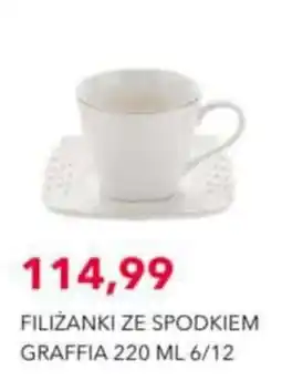 Nela Filiżanki ze spodkiem Graffia oferta