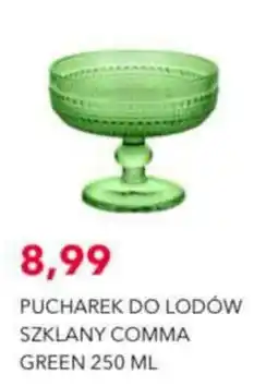 Nela Pucharek do lodów szklany Comma Green oferta