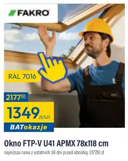 Bat Okno FTP-V U41 APMX oferta