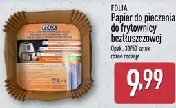 ALDI FOLIA Papier do pieczenia do frytkownicy beztłuszczowej oferta
