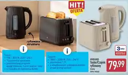 ALDI AMBIANO Toster / Czajnik ryflowany oferta