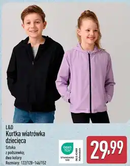 ALDI L&D Kurtka wiatrówka dziecięca oferta