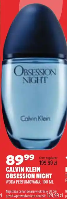 Drogerie Natura Calvin Klein Obsession Night Woda Perfumowana oferta
