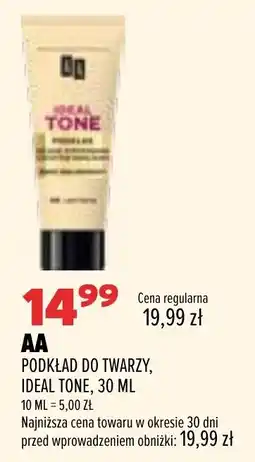 Drogerie Natura AA PODKŁAD DO TWARZY, IDEAL TONE oferta