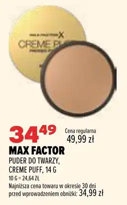 Drogerie Natura Max Factor Puder do twarzy, Creme Puff oferta