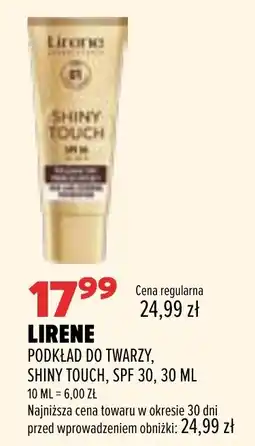 Drogerie Natura Lirene Podkład do twarzy, Shiny Touch, SPF 30 oferta