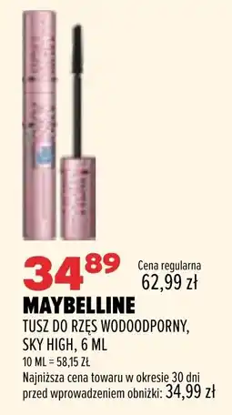 Drogerie Natura MAYBELLINE TUSZ DO RZĘS WODOODPORNY, SKY HIGH oferta