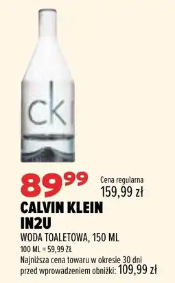 Drogerie Natura Calvin Klein In2U Woda Toaletowa oferta