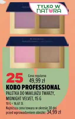 Drogerie Natura Kobo Professional Paletka do makijażu twarzy, Midnight Velvet oferta