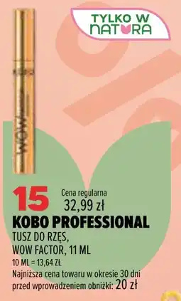 Drogerie Natura Kobo Professional Tusz do rzęs, Wow Factor oferta