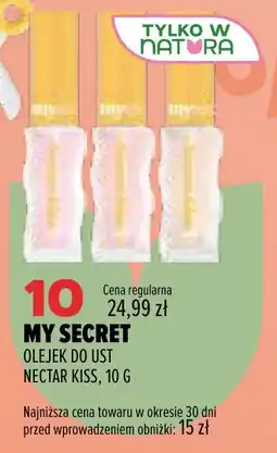 Drogerie Natura MY SECRET OLEJEK DO UST NECTAR KISS oferta