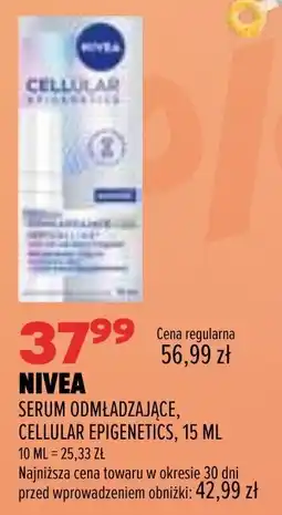Drogerie Natura NIVEA SERUM ODMŁADZAJĄCE, CELLULAR EPIGENETICS oferta