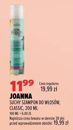 Drogerie Natura Joanna Suchy Szampon do Włosów, Classic oferta