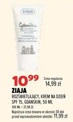 Drogerie Natura ZIAJA ROZŚWIETLAJĄCY, KREM NA DZIEŃ SPF 15, GDANSKIN oferta