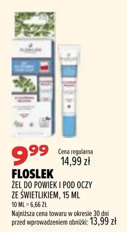 Drogerie Natura Floslek Żel do powiek i pod oczy ze świetlikiem oferta