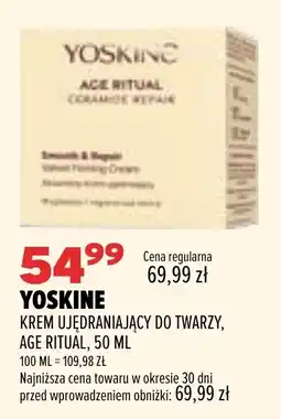 Drogerie Natura YOSKINE KREM UJĘDRNIAJĄCY DO TWARZY, AGE RITUAL oferta