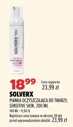 Drogerie Natura SOLVERX PIANKA OCZYSZCZAJĄCA DO TWARZY, SENSITIVE SKIN oferta