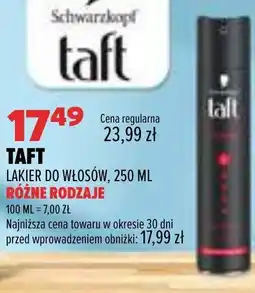 Drogerie Natura Taft lakier do włosów oferta