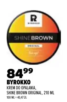 Drogerie Natura BYROKKO KREM DO OPALANIA, SHINE BROWN ORIGINAL oferta
