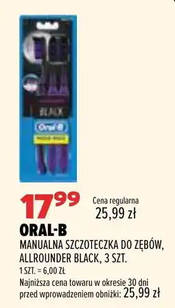 Drogerie Natura Oral-B Manualna szczoteczka do zębów, Allrounder Black oferta